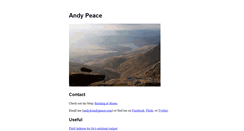 Desktop Screenshot of andypeace.com